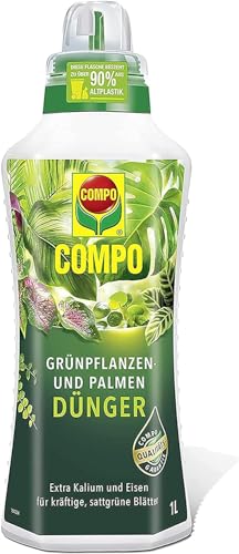 COMPO Grünpflanzendünger und Palmendünger – Spezial-Flüssigdünger für alle Zimmer-, Balkon-...